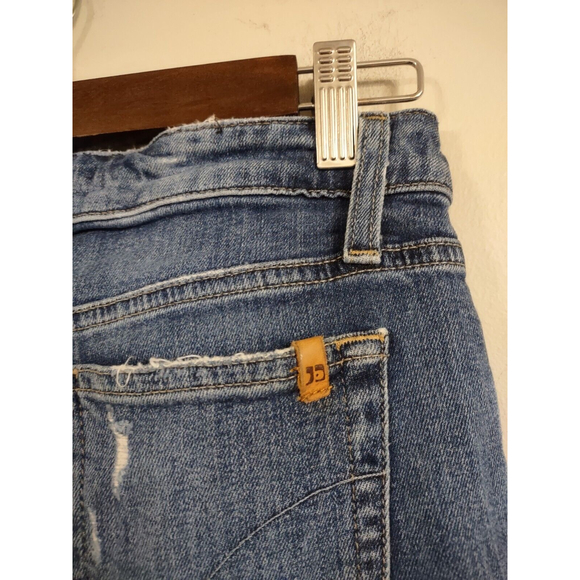 Joe's Women's Jeans Size 27 Ankle Raw Hem Straight Distressed Destroyed Hi Rise - Picture 6 of 8
